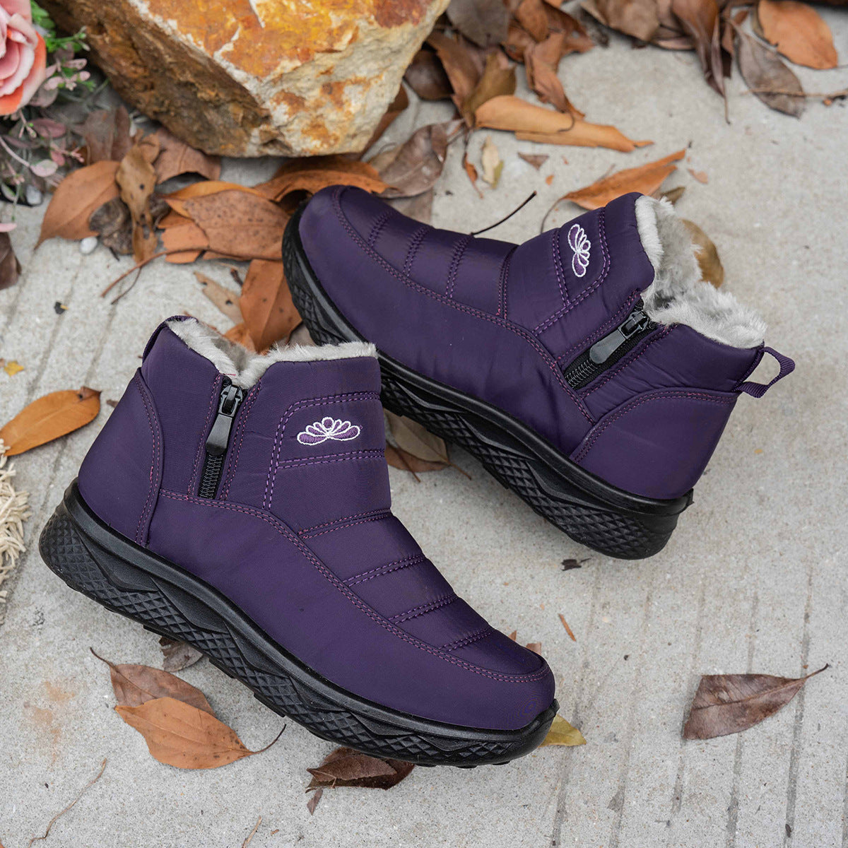 🔥LETZTER TAG: 80 % RABATT | Zeitlich begrenzte Aktion: Warme Damen‑Schneestiefel – wasserdicht mit Pelzfutter