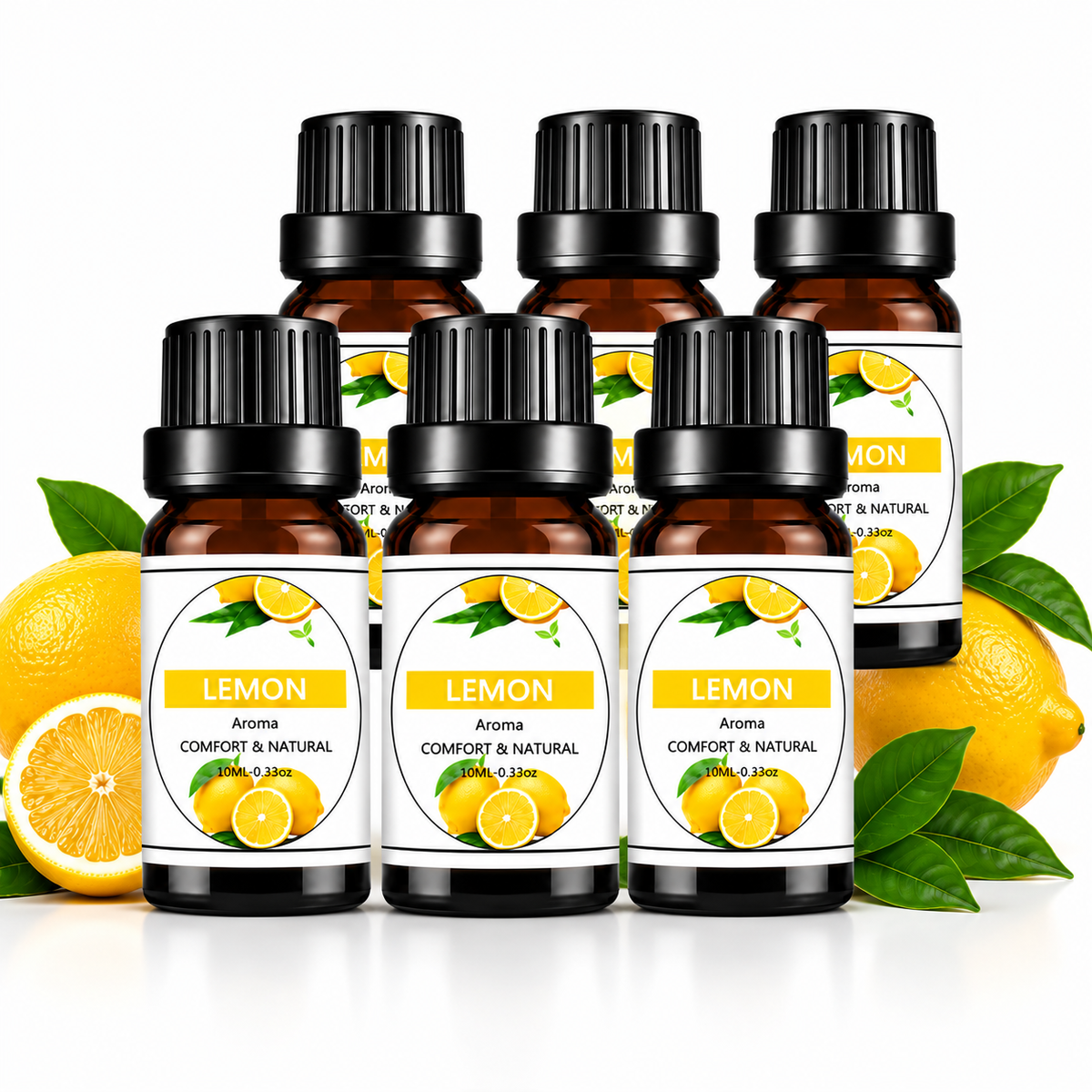 🍋 Lemon Essential Oil Collection | Pure Fresh Scent to Create a Relaxing Home Atmosphere