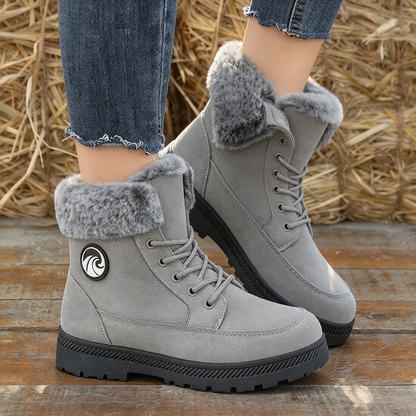 🔥 LETZTER TAG – 50 % RABATT | Warme orthopädische Damen-Winterstiefel mit Fußgewölbestütze und Plüschfutter