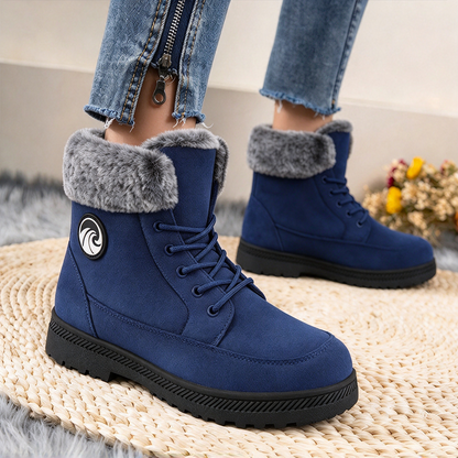 🔥 LETZTER TAG – 50 % RABATT | Warme orthopädische Damen-Winterstiefel mit Fußgewölbestütze und Plüschfutter
