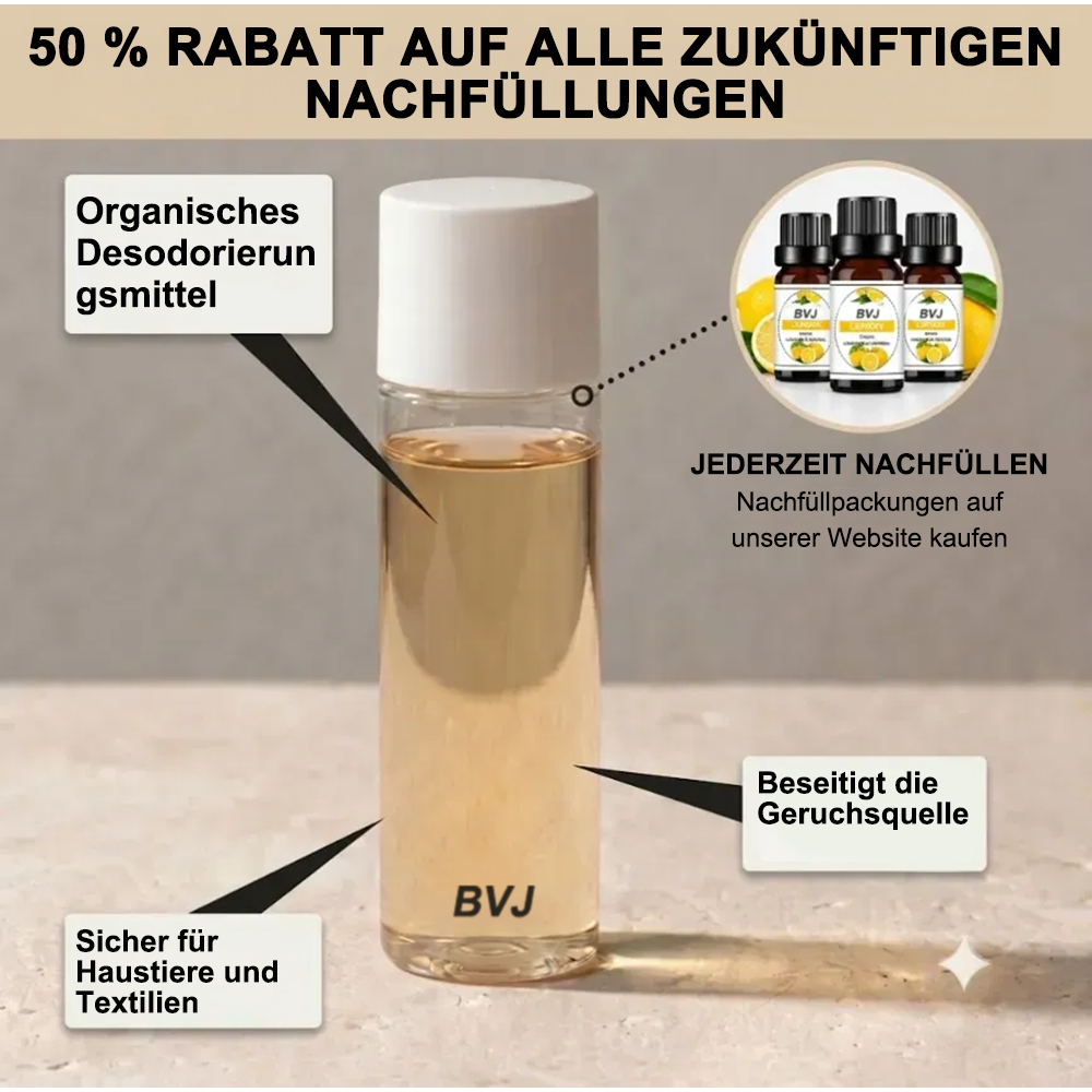 🔥 LETZTER TAG: 50% RABATT 🔥 BVJ™ Geruchsentferner-Sprühpistole für Haustiere | Entfernt hartnäckige Tiergerüche aus Ihrem Zuhause