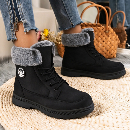 🔥 LETZTER TAG – 50 % RABATT | Warme orthopädische Damen-Winterstiefel mit Fußgewölbestütze und Plüschfutter