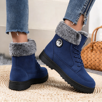 🔥 LETZTER TAG – 50 % RABATT | Warme orthopädische Damen-Winterstiefel mit Fußgewölbestütze und Plüschfutter