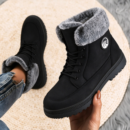 🔥 LETZTER TAG – 50 % RABATT | Warme orthopädische Damen-Winterstiefel mit Fußgewölbestütze und Plüschfutter