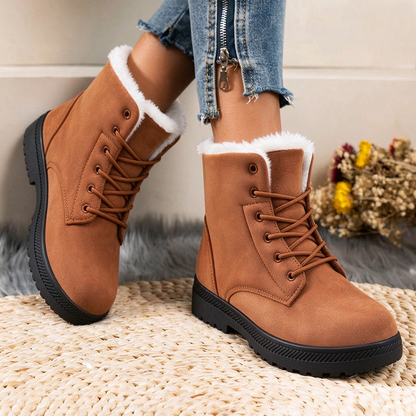🔥 LETZTER TAG – 50 % RABATT | Warme orthopädische Damen-Winterstiefel mit Fußgewölbestütze und Plüschfutter
