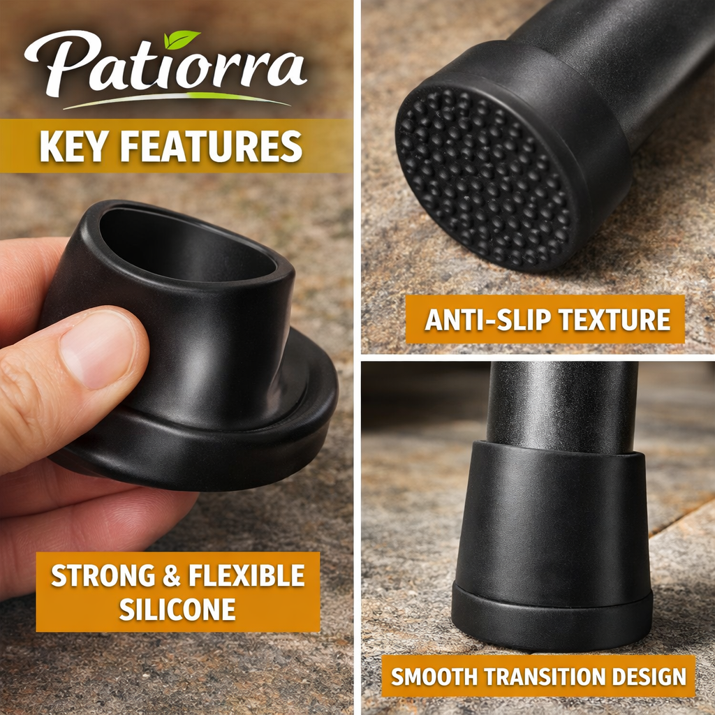 Patiorra Heavy-Duty Chair Leg Caps