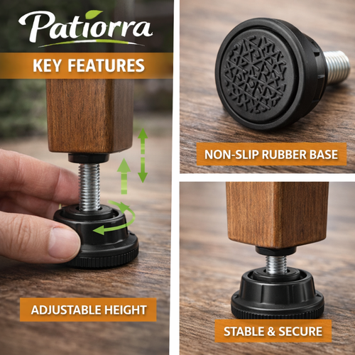 Patiorra Adjustable Furniture Levelers