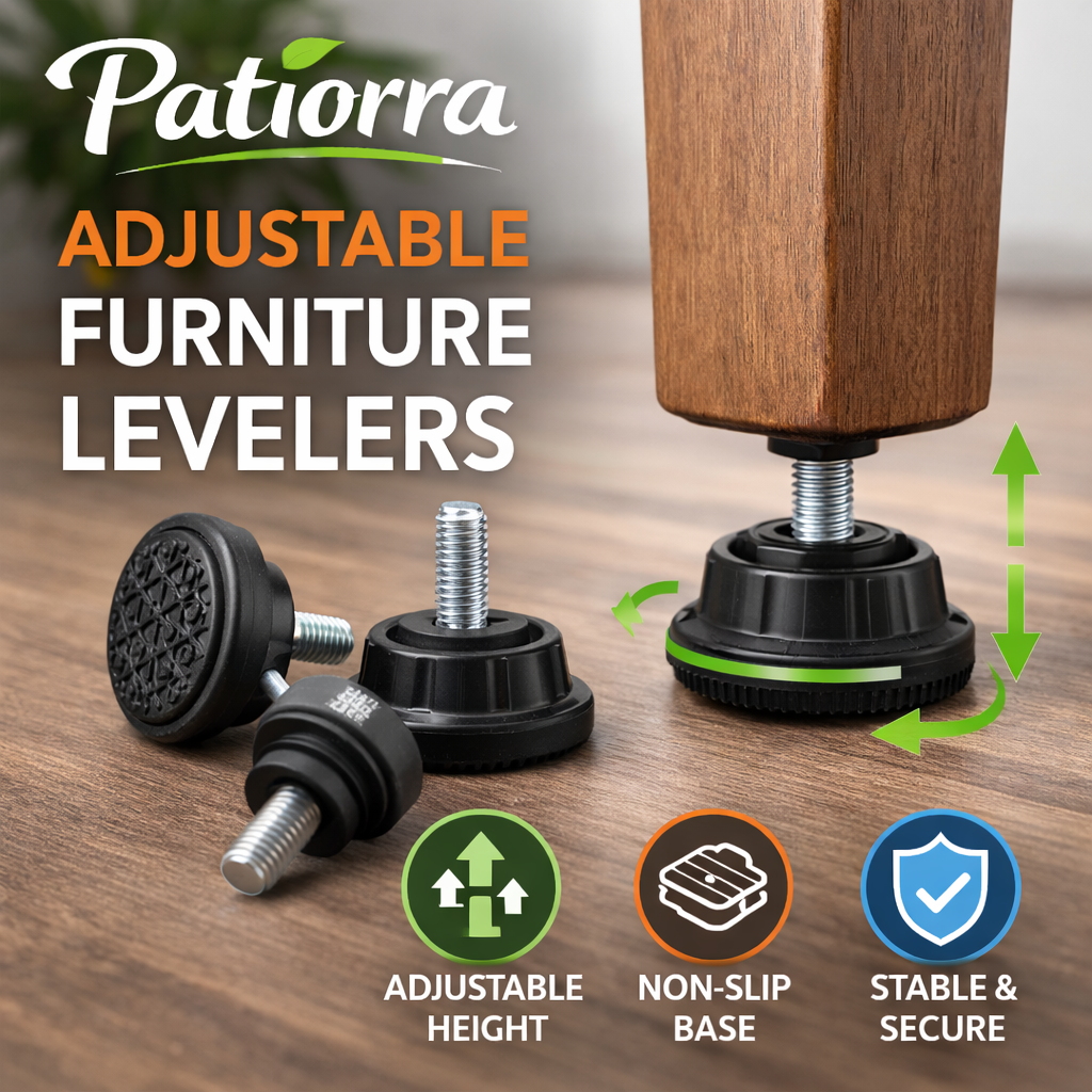 Patiorra Adjustable Furniture Levelers