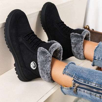 🔥 LETZTER TAG – 50 % RABATT | Warme orthopädische Damen-Winterstiefel mit Fußgewölbestütze und Plüschfutter