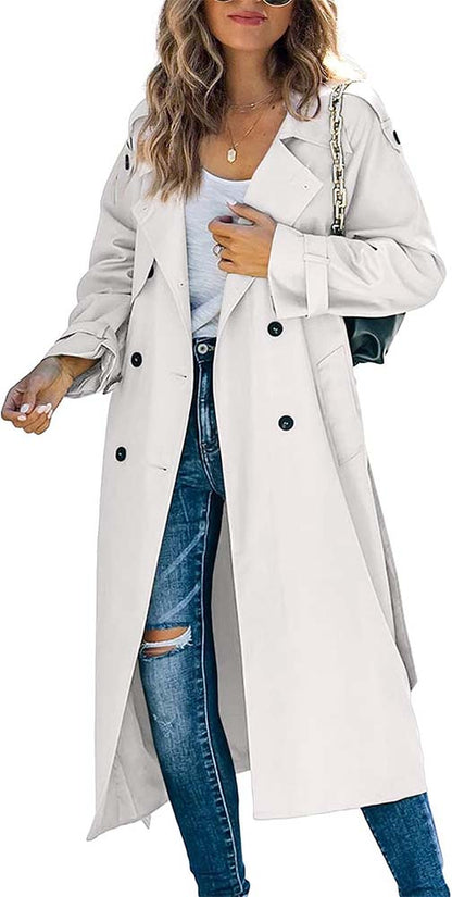 🔥 49% Rabatt im Räumungsverkauf 🔥 | Wind- & wasserabweisender Oversized-Trenchcoat für Damen