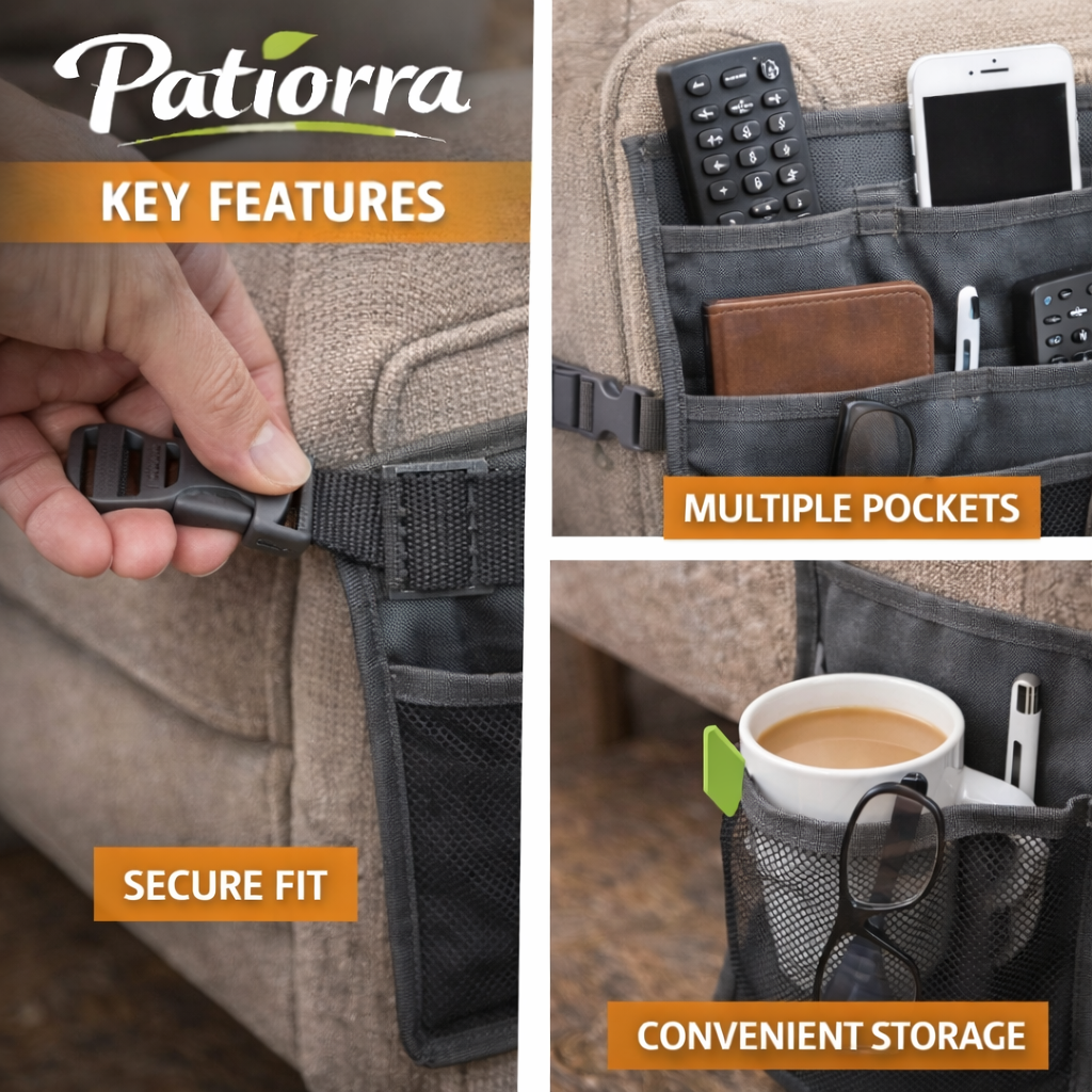 Patiorra Chair Side Organizer
