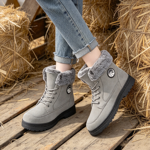 🔥 LETZTER TAG – 50 % RABATT | Warme orthopädische Damen-Winterstiefel mit Fußgewölbestütze und Plüschfutter