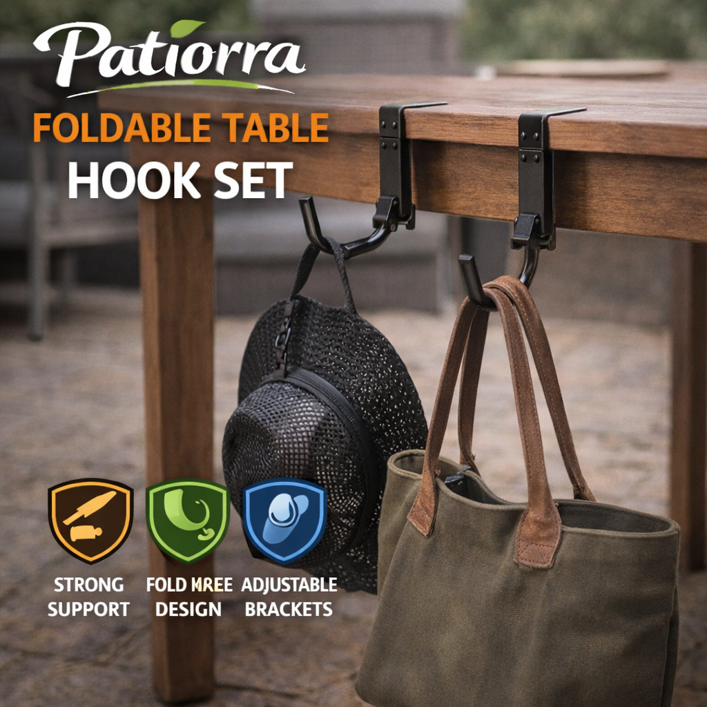 Patiorra Foldable Table Hook Set