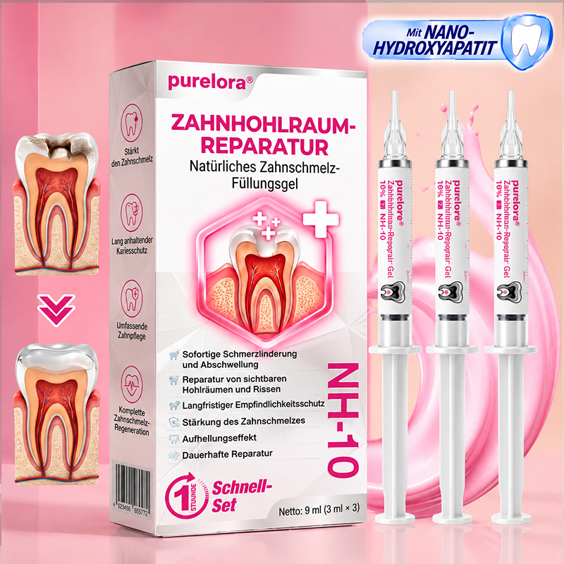 Purelora® DenPerm – Natürliches Zahnschmelz-Füllgel zur Kariesreparatur