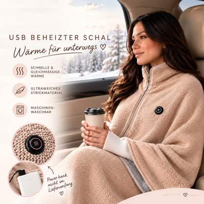 🖤Black Friday - 80% RABATT!!💥Den ganzen Winter warm bleiben — Tragbare elektrische Heizdecke als Schultertuch