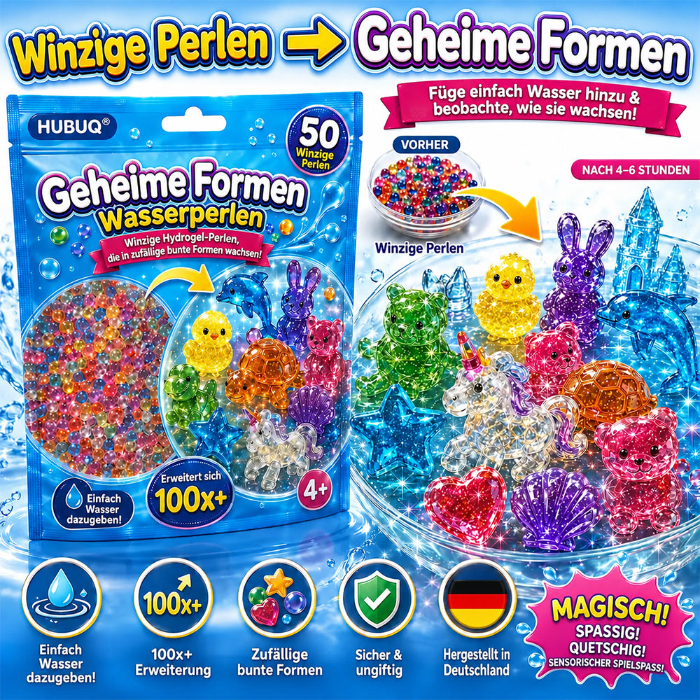HUBUQ® Geheimnis Form Wasserperlen