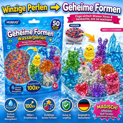 HUBUQ® Geheimnis Form Wasserperlen