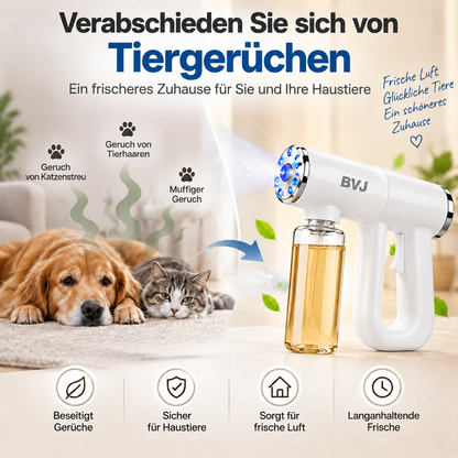 🔥 LETZTER TAG: 50% RABATT 🔥 BVJ™ Geruchsentferner-Sprühpistole für Haustiere | Entfernt hartnäckige Tiergerüche aus Ihrem Zuhause