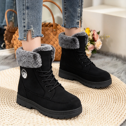 🔥 LETZTER TAG – 50 % RABATT | Warme orthopädische Damen-Winterstiefel mit Fußgewölbestütze und Plüschfutter