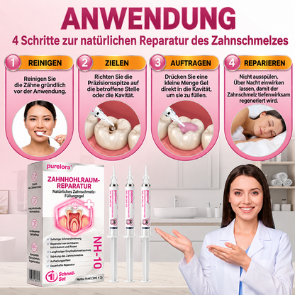 Purelora® DenPerm – Natürliches Zahnschmelz-Füllgel zur Kariesreparatur