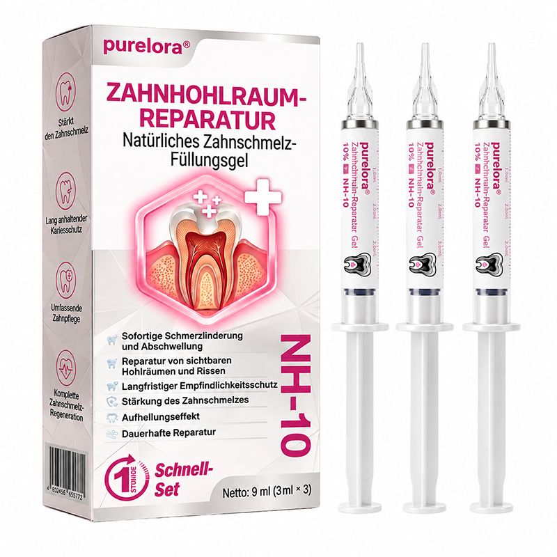 Purelora® DenPerm – Natürliches Zahnschmelz-Füllgel zur Kariesreparatur