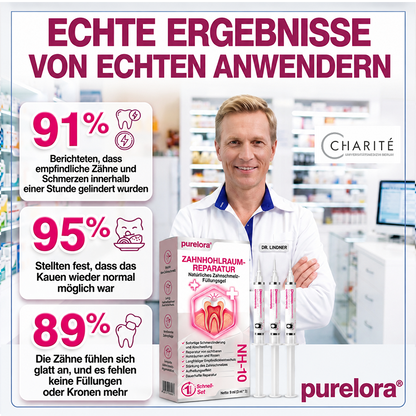 Purelora® DenPerm – Natürliches Zahnschmelz-Füllgel zur Kariesreparatur