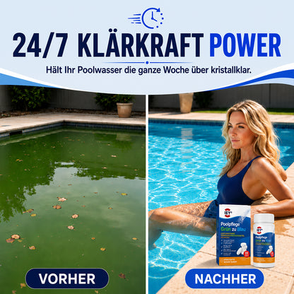 👑 𝐋𝐄𝐓𝐙𝐓𝐄𝐑 𝐓𝐀𝐆: 𝟖𝟎 % 𝐑𝐀𝐁𝐀𝐓𝐓 | IEY® Poolpflege Grün zu Blau