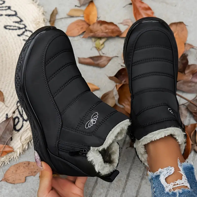 🔥LETZTER TAG: 80 % RABATT | Zeitlich begrenzte Aktion: Warme Damen‑Schneestiefel – wasserdicht mit Pelzfutter