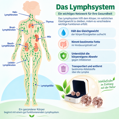 🔥LETZTER TAG – 80 % RABATT🎉 CZTICLE® Histon-Magnetologie Lymphvity Germanium-Ohrringe