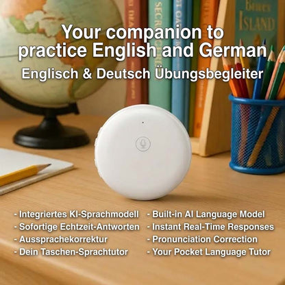 🔥 30 % Rabatt | Smarter KI-Sprachübersetzer – Dein 24/7-Sprachcoach im Taschenformat (165 Sprachen)