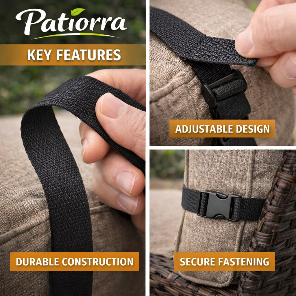 Patiorra Outdoor Cushion Straps