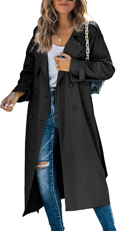 🔥 49% Rabatt im Räumungsverkauf 🔥 | Wind- & wasserabweisender Oversized-Trenchcoat für Damen