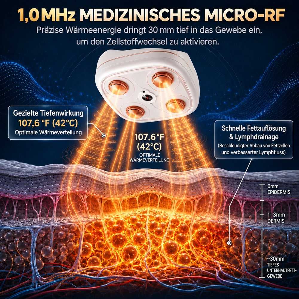 🔥  Mresio® ✨ Mikro-RF Körperkonturierung & Lymphdrainage-Gerät 🪴