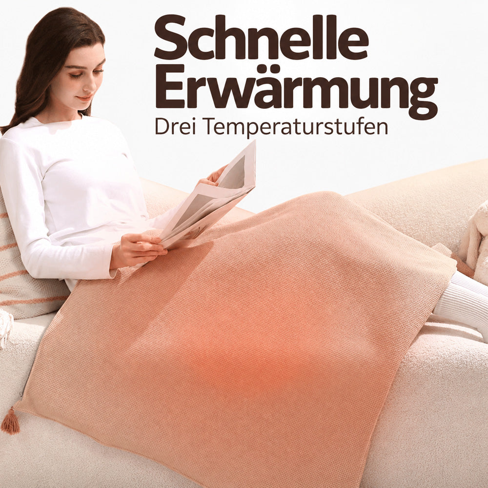 🖤Black Friday - 80% RABATT!!💥Den ganzen Winter warm bleiben — Tragbare elektrische Heizdecke als Schultertuch