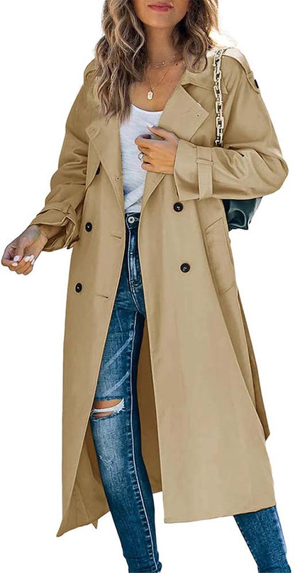 🔥 49% Rabatt im Räumungsverkauf 🔥 | Wind- & wasserabweisender Oversized-Trenchcoat für Damen