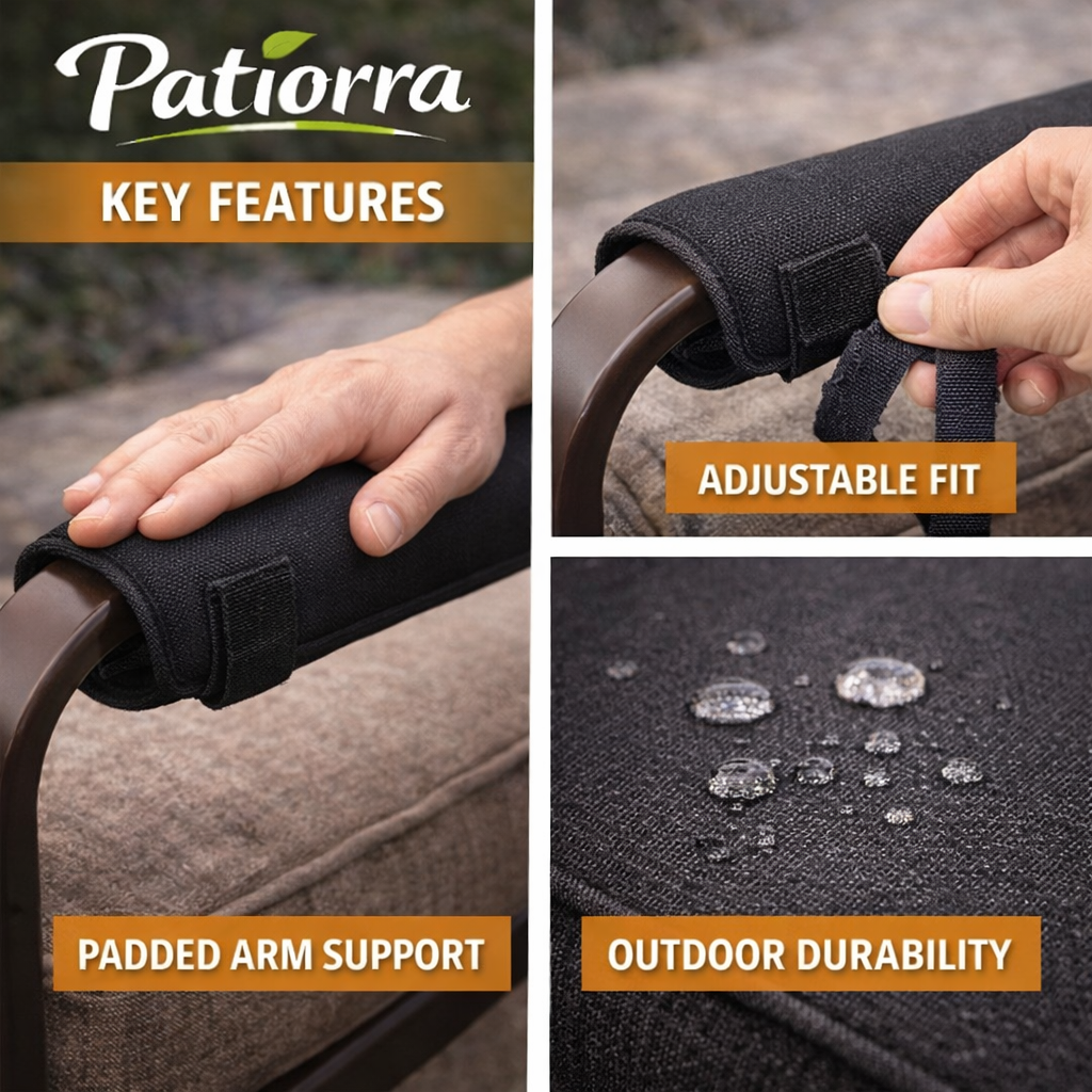 Patiorra Armrest Cushion Wraps