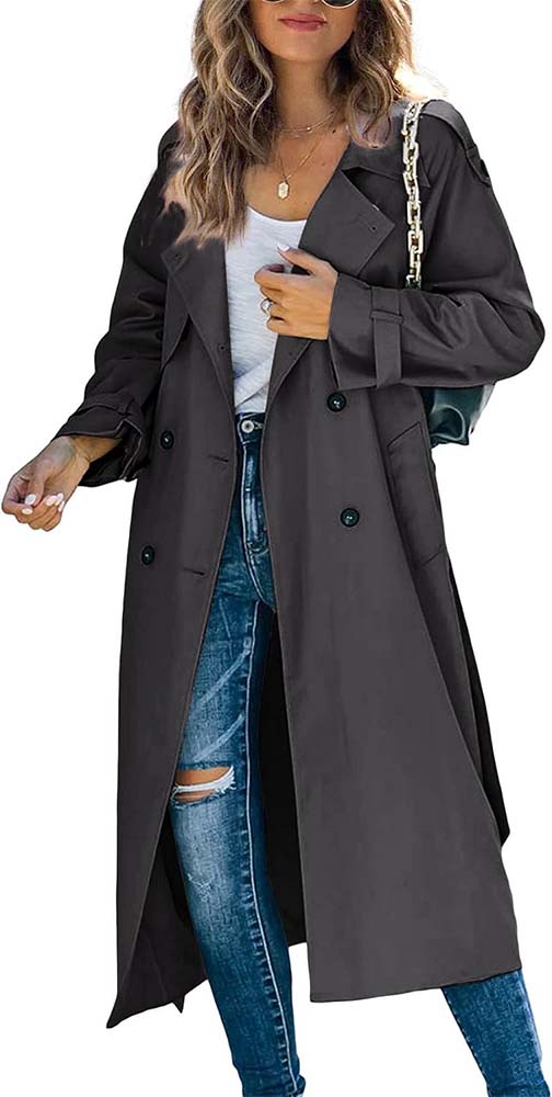 🔥 49% Rabatt im Räumungsverkauf 🔥 | Wind- & wasserabweisender Oversized-Trenchcoat für Damen