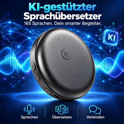 🔥 30 % Rabatt | Smarter KI-Sprachübersetzer – Dein 24/7-Sprachcoach im Taschenformat (165 Sprachen)