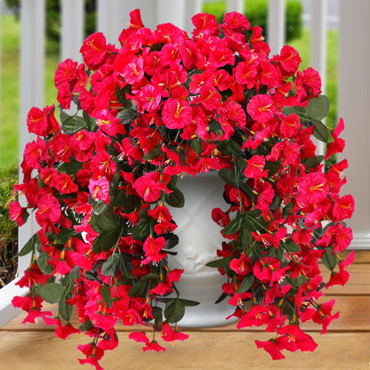 Im Angebot – Künstliche Hängepflanzen / Hängeblumen – UV-beständig, wasserfest, windfest