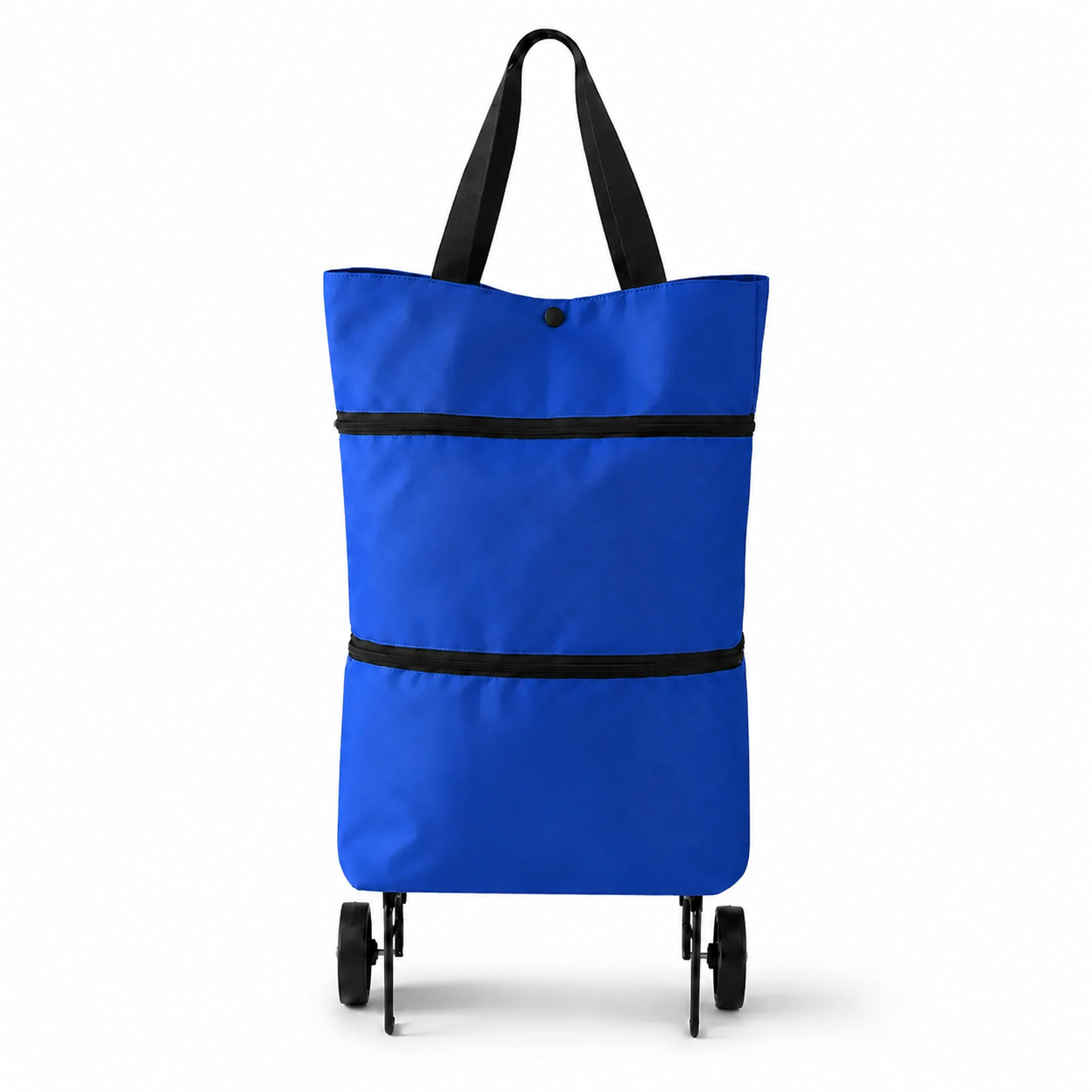 🛒Faltbarer Einkaufstrolley – Praktische Einkaufstasche mit Rollen für den täglichen Einkauf
