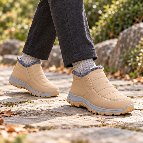 🔥 WOCHENEND-SALE – 49 % RABATT! 💥 | Warme, rutschfeste Seniorenschuhe mit Fußgewölbestütze