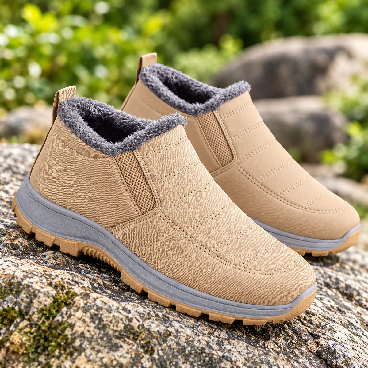 🔥 WOCHENEND-SALE – 49 % RABATT! 💥 | Warme, rutschfeste Seniorenschuhe mit Fußgewölbestütze