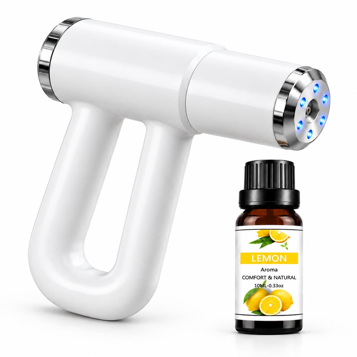 1 Sprühpistole + 1 Geruchsneutralisierer-Flasche