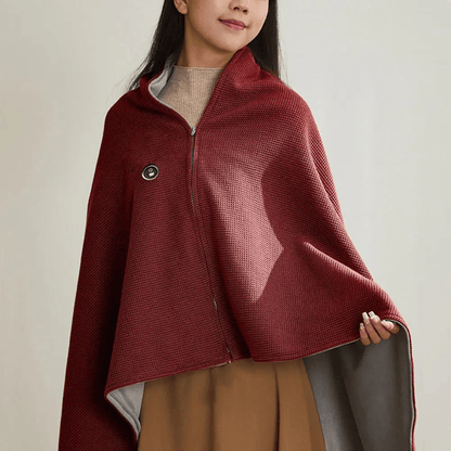 🖤Black Friday - 80% RABATT!!💥Den ganzen Winter warm bleiben — Tragbare elektrische Heizdecke als Schultertuch